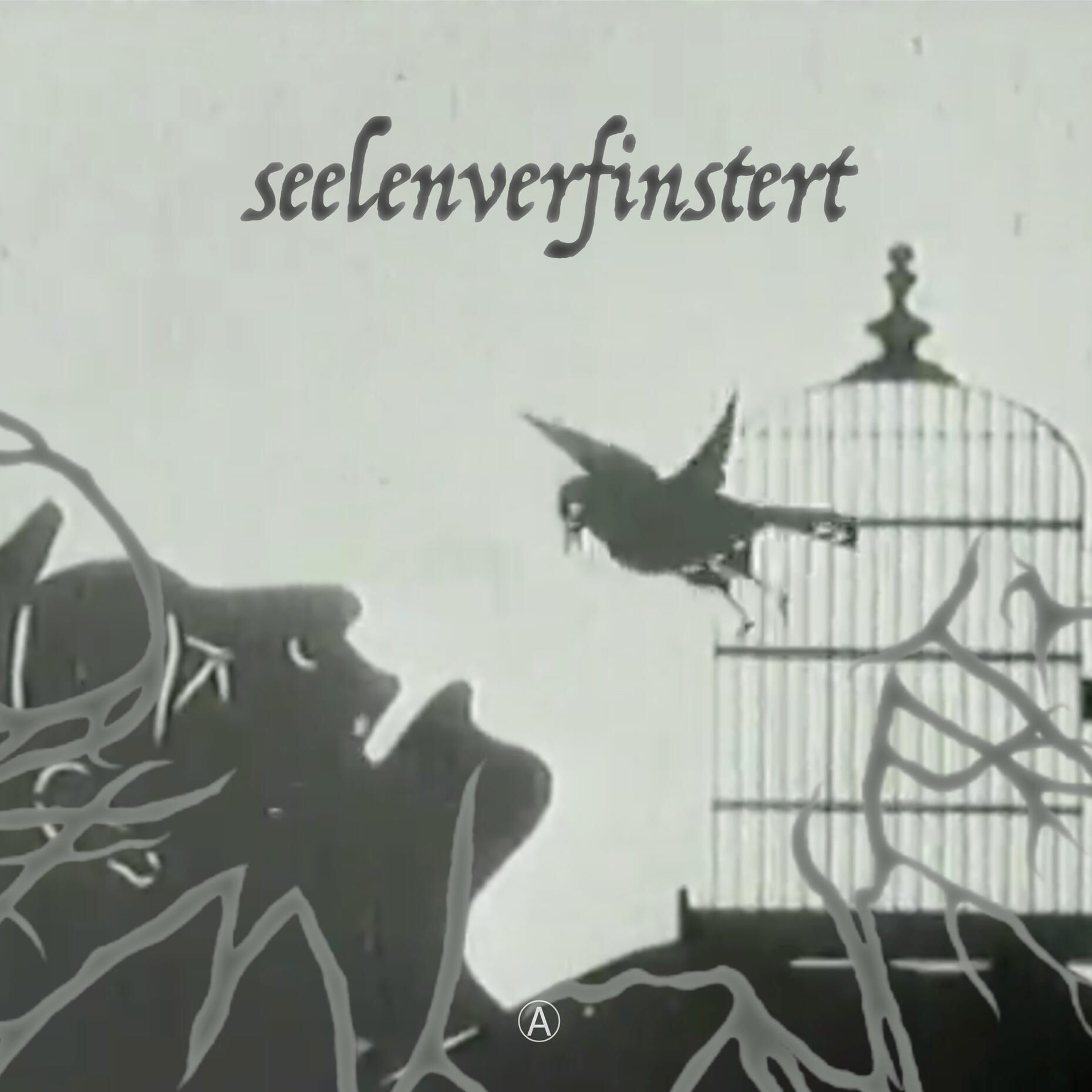 Single cover showing photograph of corpses from the Battle of Gettysburg with the title "Ghouls Of All Defunct Regimes" above the spindly, tree-like DAMHNAIT logo.